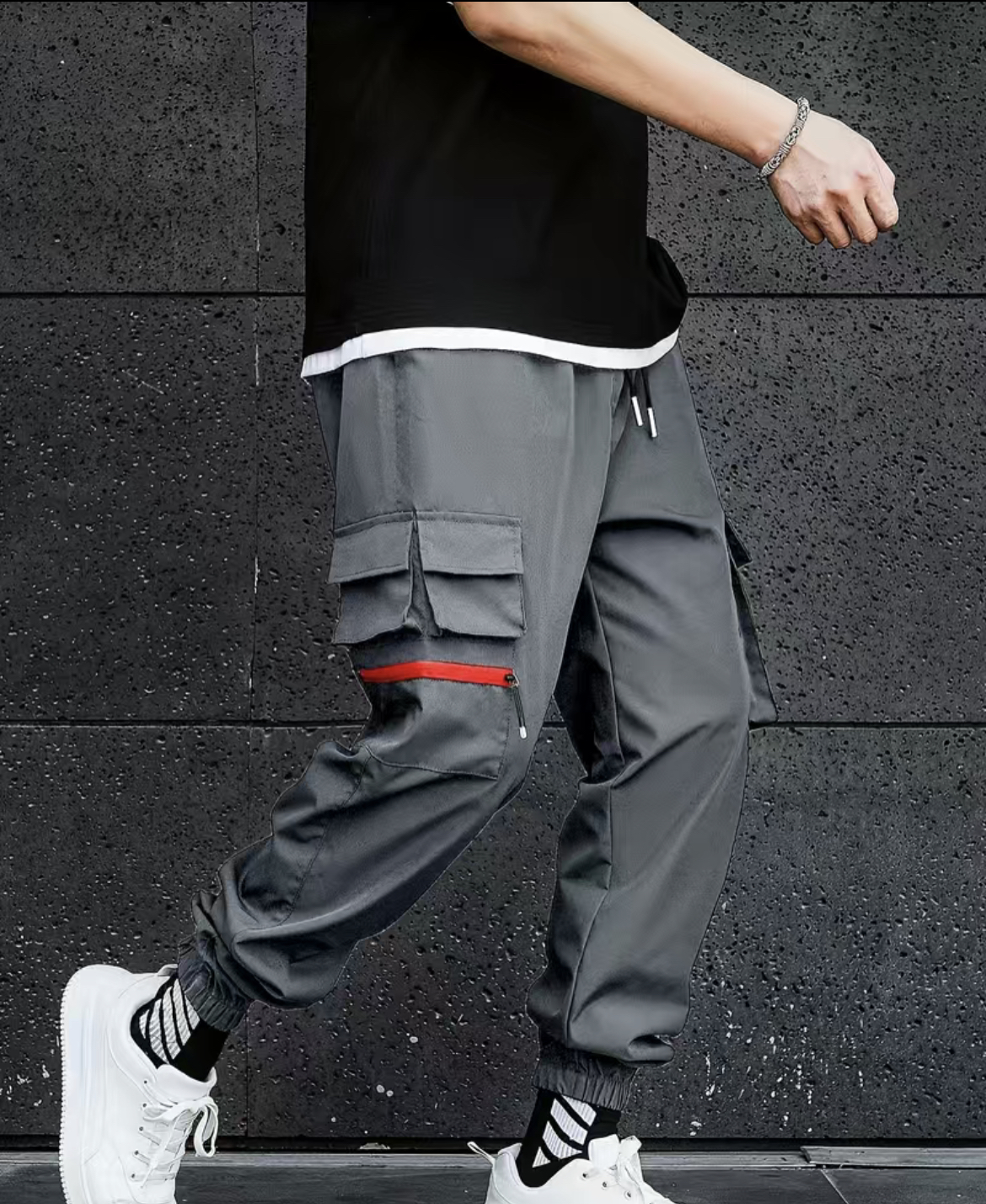 Shine on gentlemen s salon spa Men s Trendy Cargo Jogger