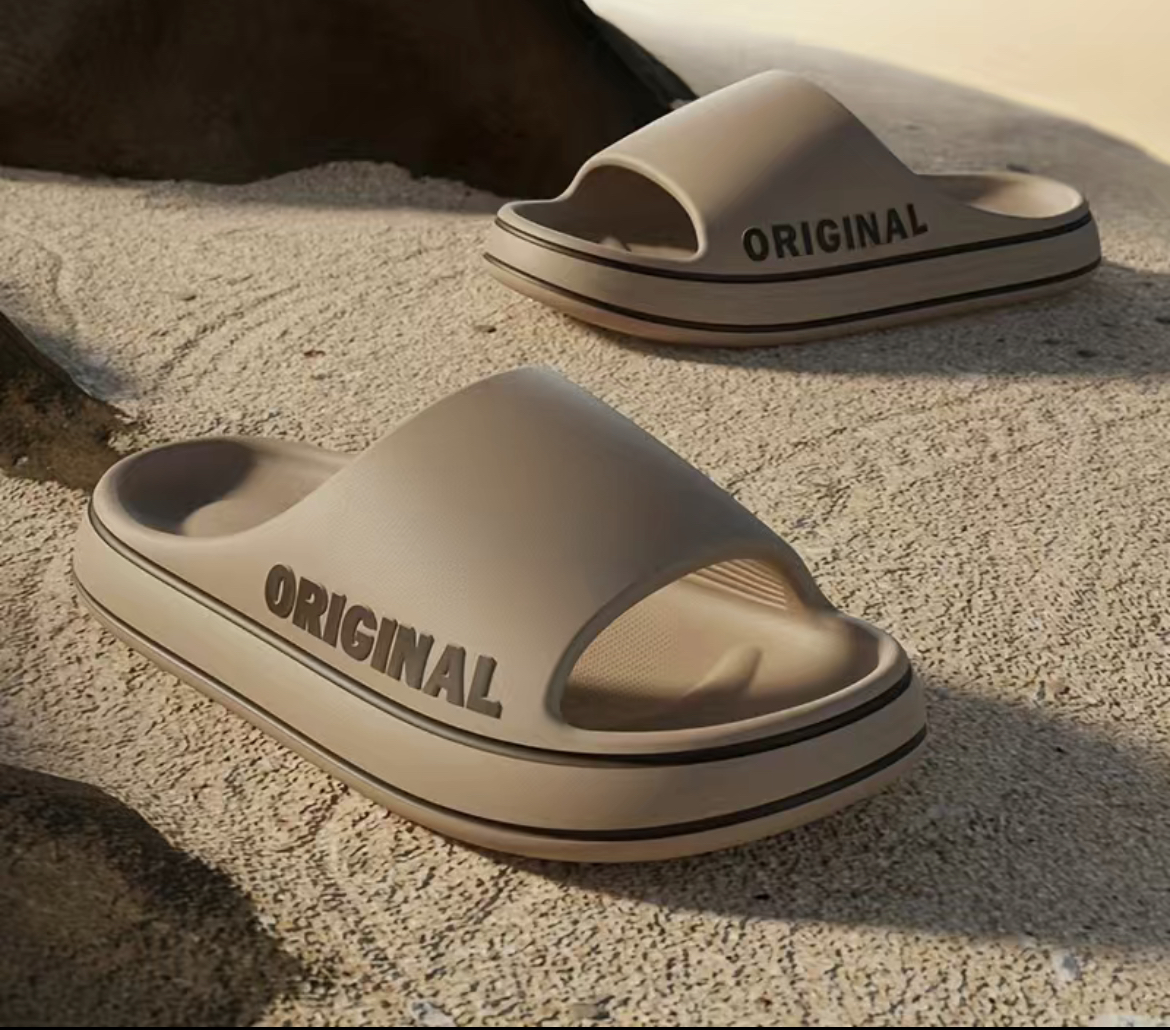 Mens thin slippers sales